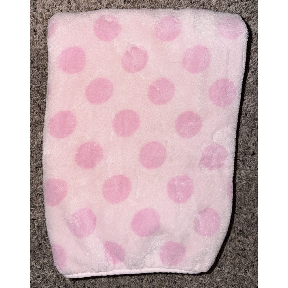 Circo Pink Owl Baby Blanket Polka Dots Heart Brown Tree Branch Leaves Flower